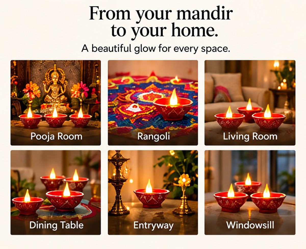 From your mandir to your home: six places for a flameless diya