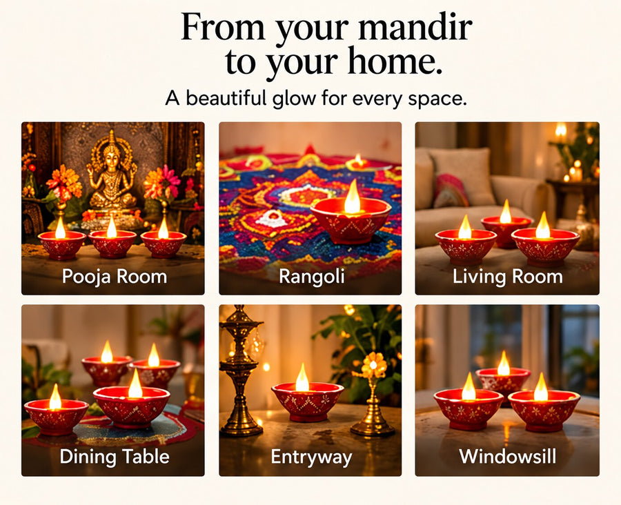 From your mandir to your home: six places for a flameless diya