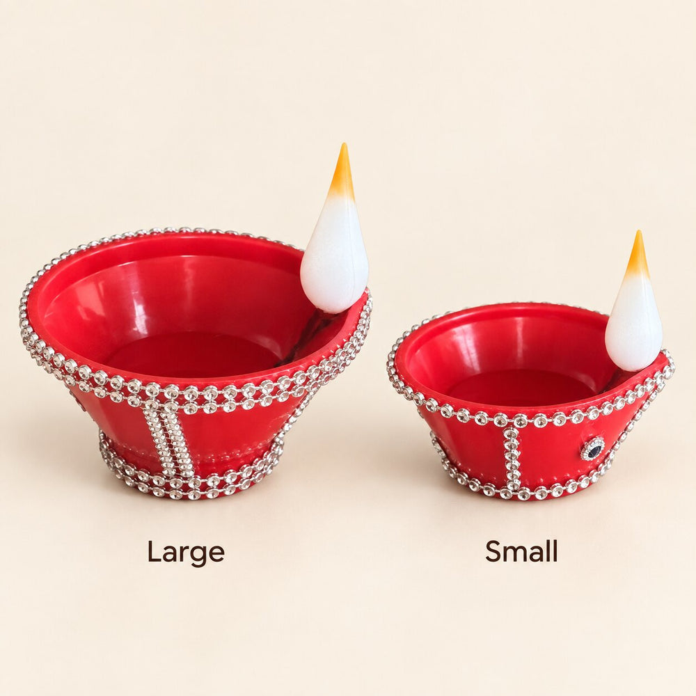Breathing Flame diya, sizes [DIA-SKU-BG-03-sizes]